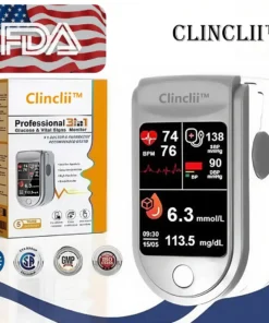 Clinclii™ 𝐏𝐫𝐨𝐟𝐞𝐬𝐬𝐢𝐨𝐧𝐚𝐥 𝟑𝐢𝐧𝟏 𝐆𝐥𝐮𝐜𝐨𝐬𝐞 & 𝐕𝐢𝐭𝐚𝐥 𝐒𝐢𝐠𝐧𝐬 𝐌𝐨𝐧𝐢𝐭𝐨𝐫