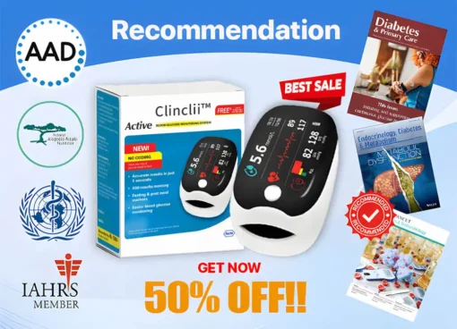 Clinclii™ GlucoSense Laser Blood Glucose Monitoring Device