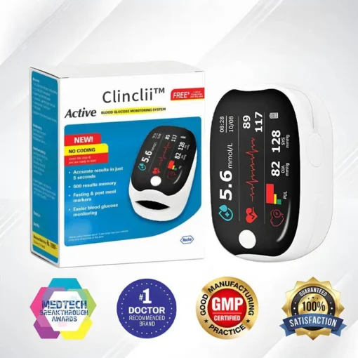 Clinclii™ GlucoSense Laser Blood Glucose Monitoring Device