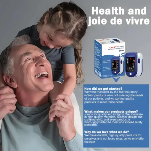 Clinclii™ High Precision Non-Invasive Blood Glucose Meter