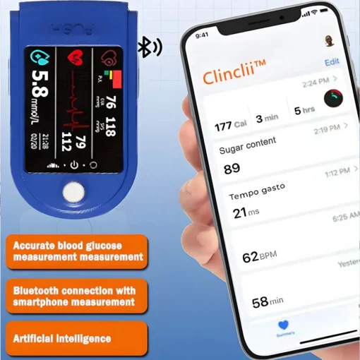 Clinclii™ High Precision Non-Invasive Blood Glucose Meter