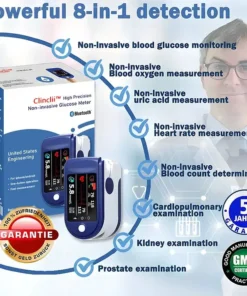 Clinclii™ High Precision Non-Invasive Blood Glucose Meter