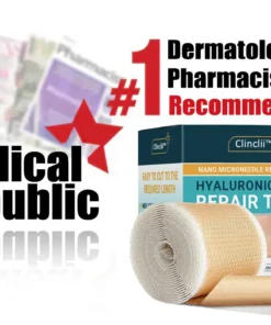 Clinclii™ Hyaluronic Acid Nano Microneedle Repair Tape