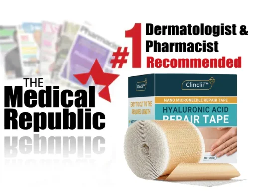 Clinclii™ Hyaluronic Acid Nano Microneedle Repair Tape