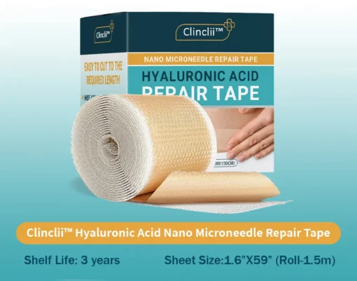 Clinclii™ Hyaluronic Acid Nano Microneedle Repair Tape