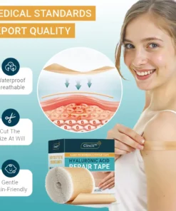 Clinclii™ Hyaluronic Acid Nano Microneedle Repair Tape