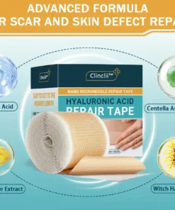 Clinclii™ Hyaluronic Acid Nano Microneedle Repair Tape