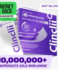 Clinclii™ V36 Whitening Strips – Professional Teeth Whitening at Home