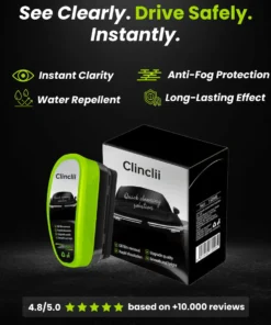 Clinclii™ Upgrade 2.0 Oil Film Cleaning Brush Kit - Upgraded Windshield Cleaner, Streak-Free Glass Care for Cars Trucks, Oil Film Cleaning Brush, Glass Cleaning Tool