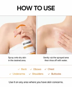 Clinclii™Acid Turmeric Exfoliating Cleaning Spray