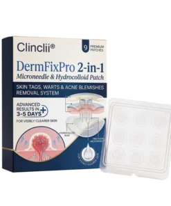Clinclii® DermFixPro 2-in-1 Microneedle & Hydrocolloid Patch