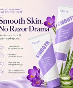 Clinclii™ Smooth Hair Removal Cream Silky Skin in Minutes, No Razor Needed