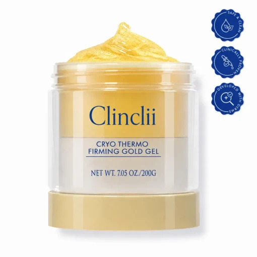 Clinclii® 15-Day Fast-Acting Anti Cellulite Sculpting & Tightening Burn Gold Massage Cream
